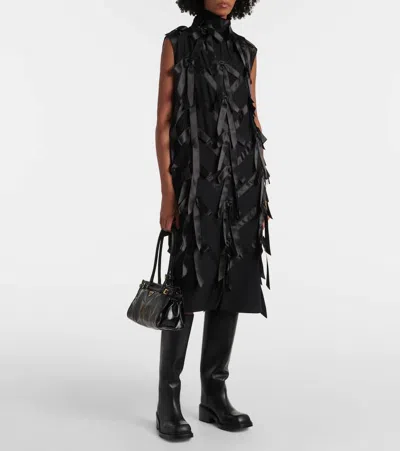 Prada Leather Boots In Black