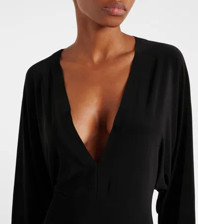 Norma Kamali Dolman Bodysuit In Black