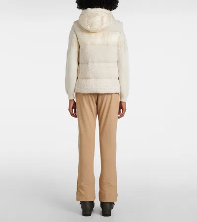 Bogner Falka Teddy Wool-blend Down Vest In White
