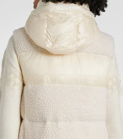 Bogner Falka Teddy Wool-blend Down Vest In White