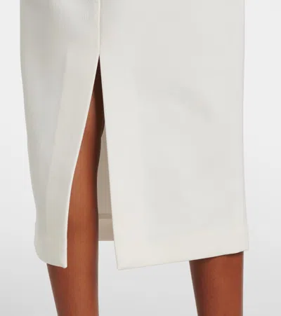 Rebecca Vallance Bridal Recut Embellished Midi Dress In White
