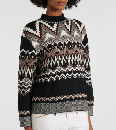 Shop Bogner Avena Jacquard Sweater In Multicoloured