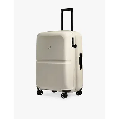 Antler Taupe Single Stripe Shell Four-wheeled Cabin Suitcase 55cm In Taupe