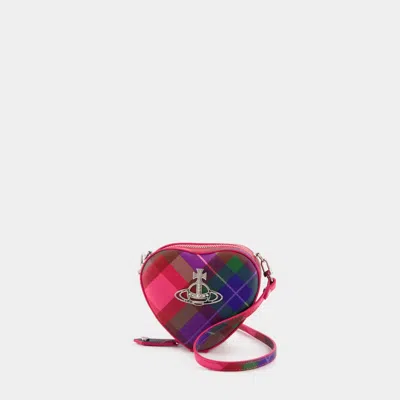 Vivienne Westwood Mini Heart Crossbody In Multicolor