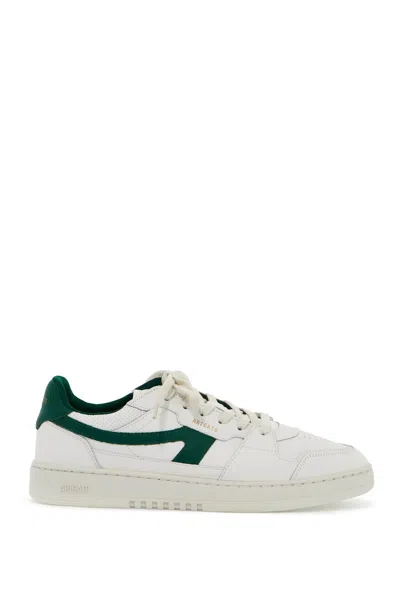 Axel Arigato Dice-a Panelled Leather And Suede Low-top Trainers In Bianco
