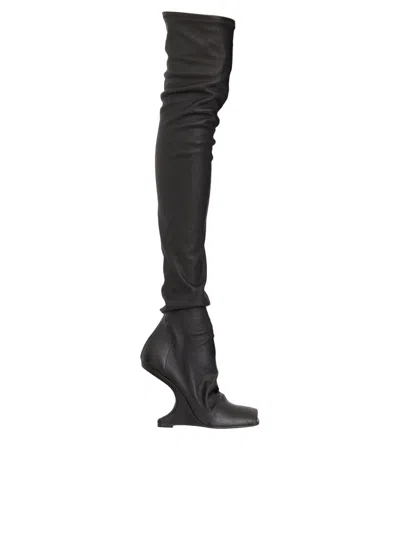 Rickowenslilies Women's Stivali In Black