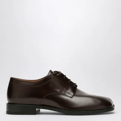 Maison Margiela Brown Tabi Lace-up Oxfords In Brown