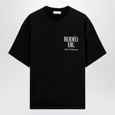 1989 Studio Rodeo Drive Print T-shirt In Black