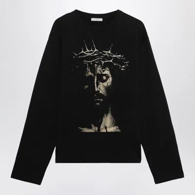 1989 Studio T-shirt Ls Jesus Black In Black