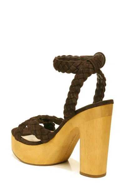 Veronica Beard Gael Platform Sandal In Espresso