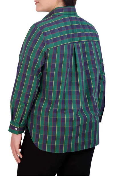 Foxcroft Tartan Button-up Shirt In Tartan Plaid