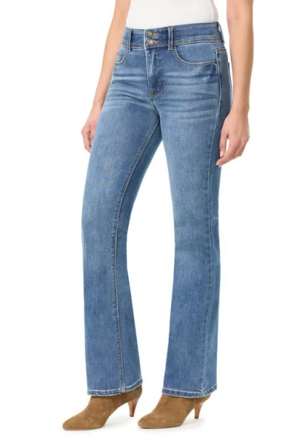 Curve Appeal Joslin High Waist Bootcut Jeans In Capri