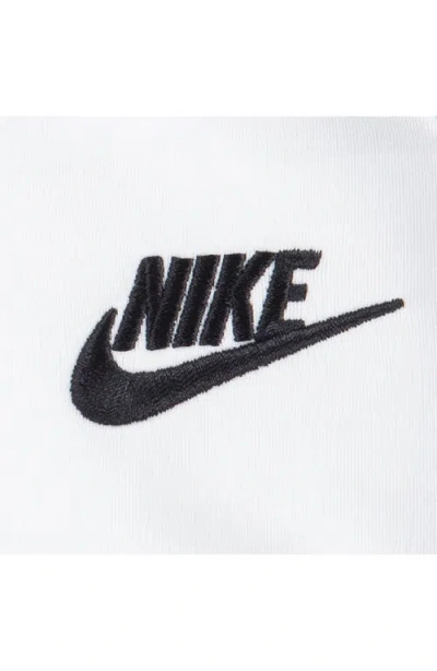 Nike Kids' Swoosh Tricot Track Jacket & Joggers Set In Black/white