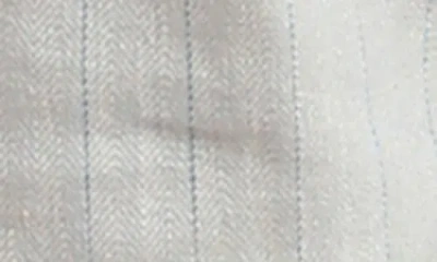 Mavi Jeans Noah Stripe Stretch Twill Flat Front Shorts In Blue Stripe Linen