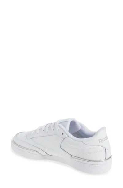 Reebok Club C 85 Sneaker In White/white/barelygrey