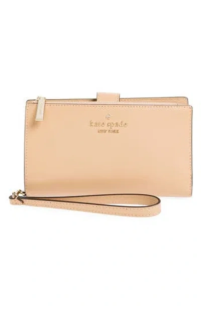 Kate Spade New York Staci Phone Wristlet In Light Fawn
