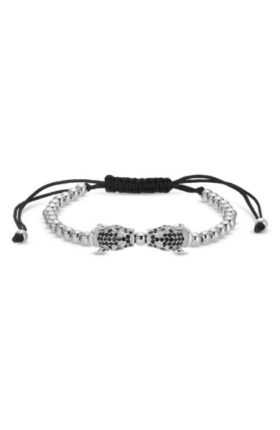 Eye Candy Los Angeles Lev Crystal 3-pack Assorted Bracelets In Black