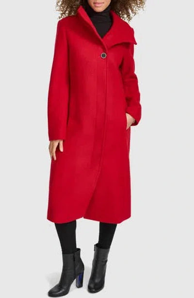 Kenneth Cole New York Walking Coat In Red