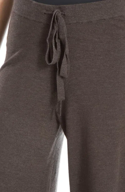 Max Studio Fine Gauge Sweater Pants In Charcoal