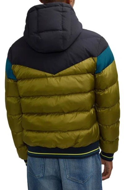 Scotch & Soda Men's Kilyo Lightweight Padded Puffer Jacket In Moss Green