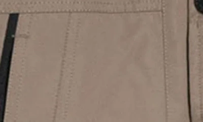 Noize Faux Fur Hooded Bomber Jacket In Mocha