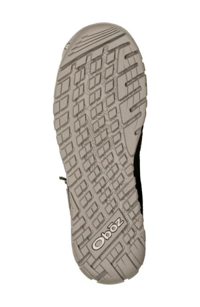 Oboz Jeannette Low Top Sneaker In Black Sea