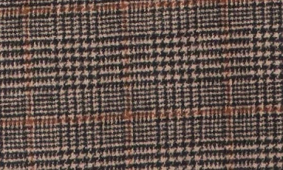 English Laundry Plaid Wool Blend Overcoat In Tan