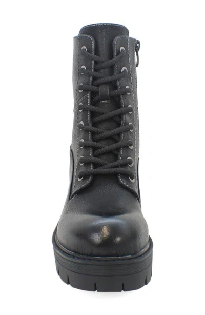 Yoki Jolene 03 Combat Boot In Black