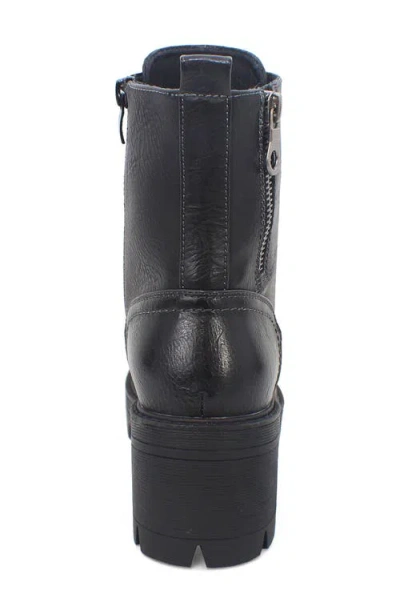 Yoki Jolene 03 Combat Boot In Black