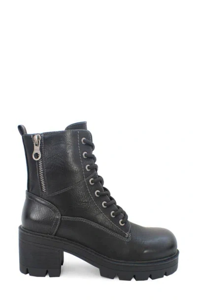 Yoki Jolene 03 Combat Boot In Black
