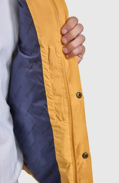 Champion Water Resistant Puffer Vest In Sunflower