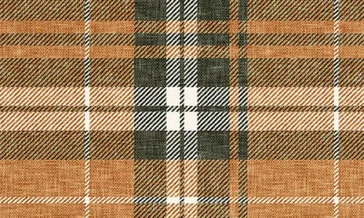 Deny Designs Fall Plaid Brown Cutting Board In Brown