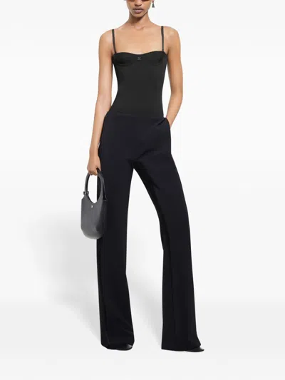 Shop Courrèges Illusion Trousers In Black