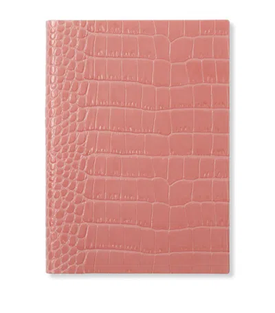 Shop Smythson Leather Mara Soho Notebook