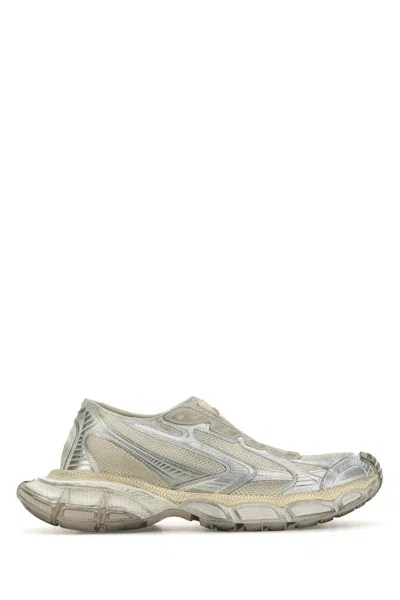 Shop Balenciaga Sneakers In Eggshell