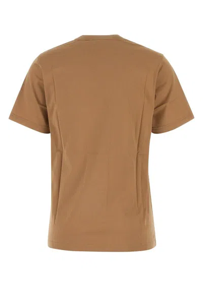 Shop Burberry T-shirt In Brown