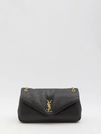 Shop Saint Laurent Calypso Medium Bag In Black