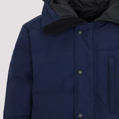 Shop Canada Goose Carson Parka Coat In Blue