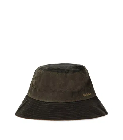 Shop Barbour Brackley Wax Green Hat