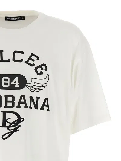 Dolce & Gabbana Men Cotton T-shirt In White