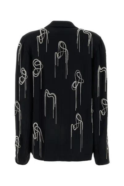 Shop Dries Van Noten Jackets And Vests In Black