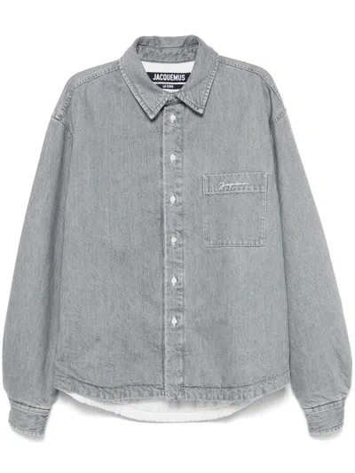 Shop Jacquemus Outerwears In Grey