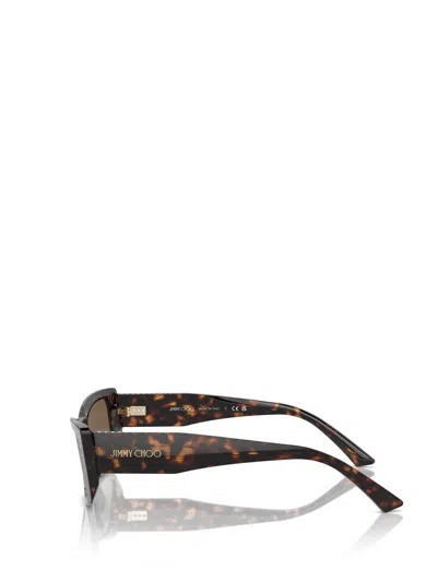 Shop Jimmy Choo Sunglasses In Brown