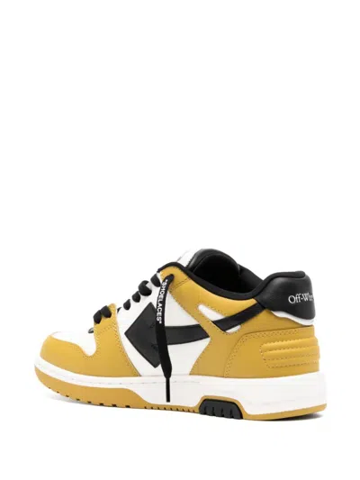 Shop Off-white Off White Sneakers In Ocher Yell