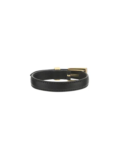 Shop Prada Bracelets In Black