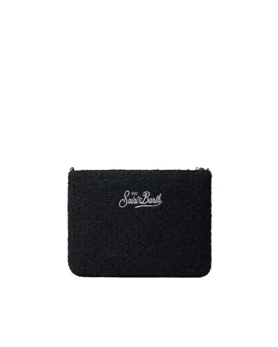 Shop Mc2 Saint Barth Clutch Bag In Black