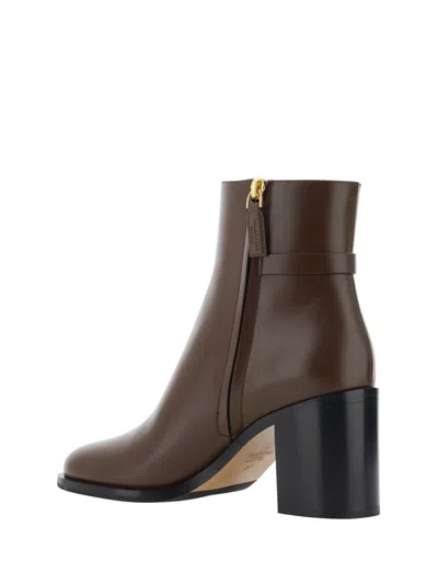 Shop Valentino Garavani Boots In Brown