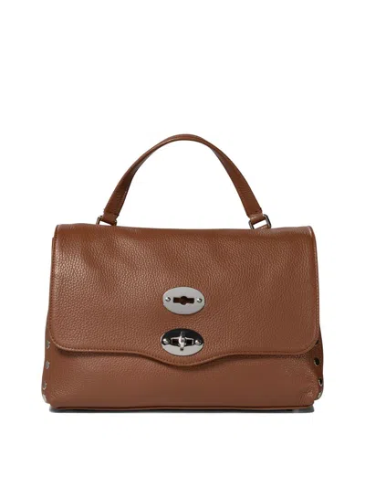 Shop Zanellato "postina Daily Giorno S" Handbag In Brown