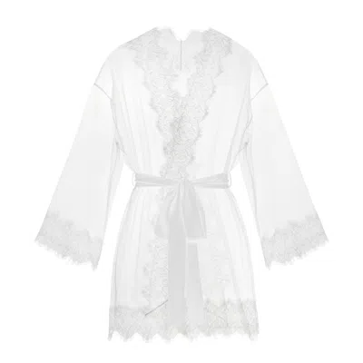 Perilla Women's Grisella Robe Off-white In White