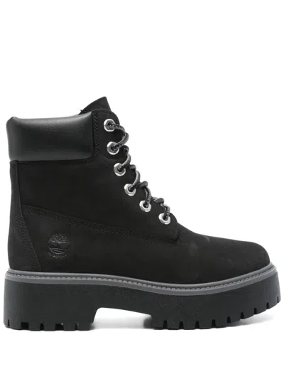 Timberland Stone Streeth 6 Inch Boots In Black